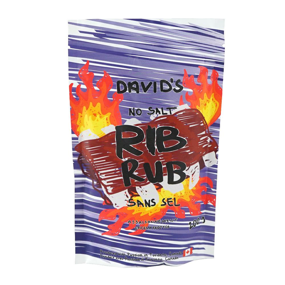 David s Condiments Famous Rib Rub 200g ml 7 oz Premium Smokey Dry Rub For Ribs Turkey Steaks Other Meats