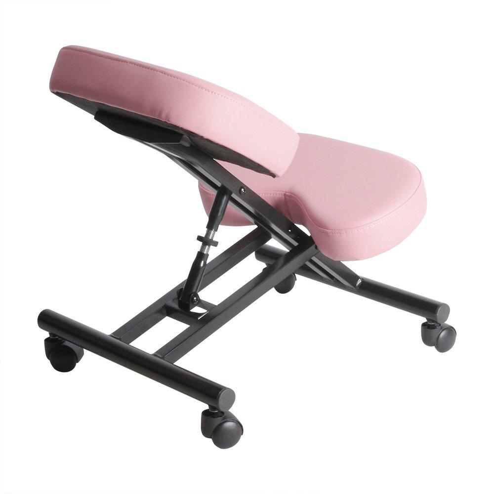 pink kneeling chair