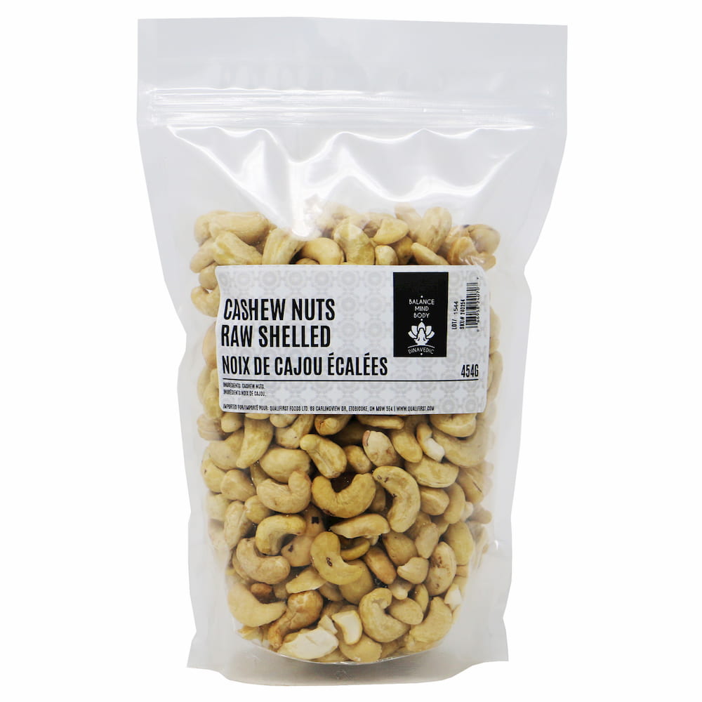 Raw Shelled Cashew Nuts - 454g (1 lb) | Unsalted Raw Cashews, Rich