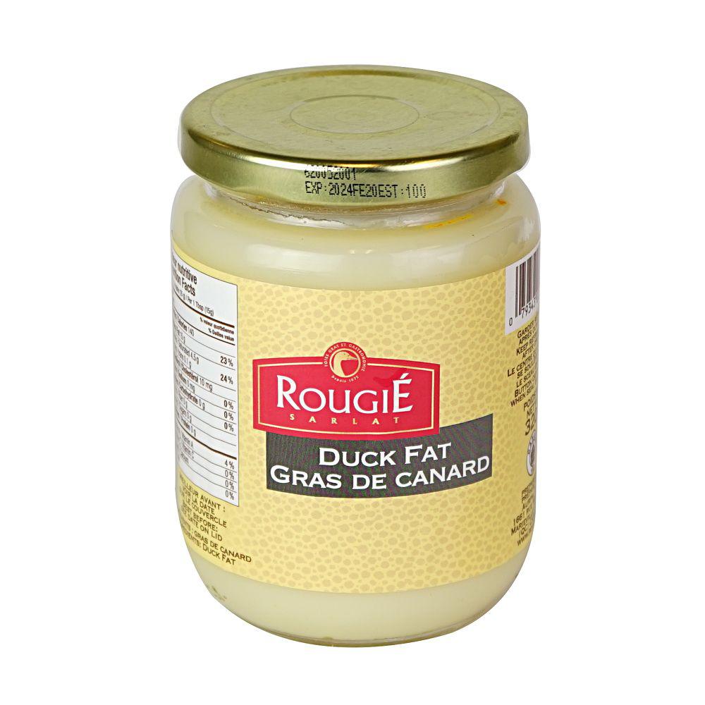 Rougie Duck Rendered Fat Conserve - 320g (11.28 oz)  Delicious Gourmet  Ingredient Perfect for Your Next French Recipe